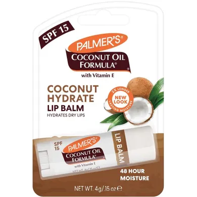 Palmer's, Coconut Oil Formula Lip Balm SPF15, pielęgnacyjny balsam do ust, z olejkiem kokosowym, 4g