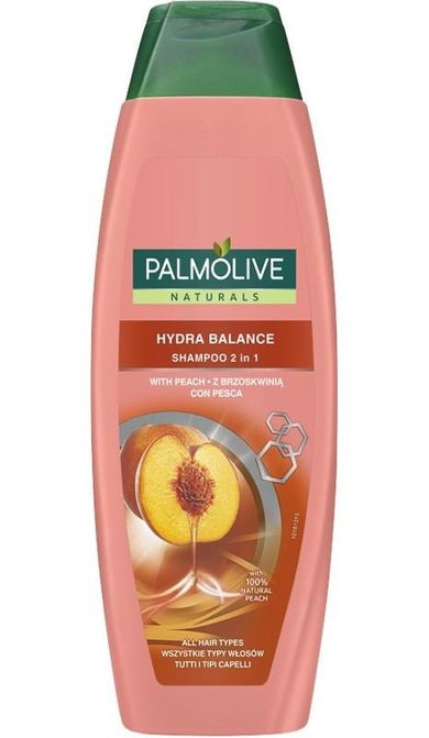 Palmolive, Hydra Balance 2w1, szampon do każdego rodzaju włosów, 350 ml