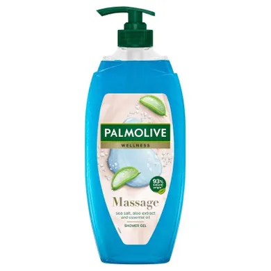 Palmolive, Wellness, żel pod prysznic, massage - sól morska & aloes, 750 ml