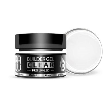 Palu, Builder Gel, żel budujący do paznokci, Clear, 15g