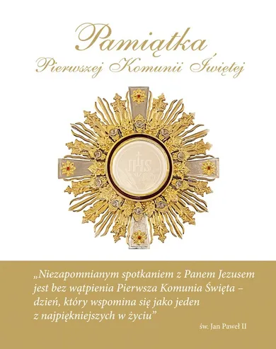 Pamiątka Pierwszej Komunii Świętej