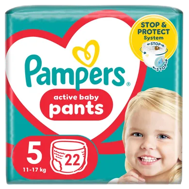 Pampers, Pants, pieluchomajtki, rozmiar 5, 11-17 kg, 22 szt.