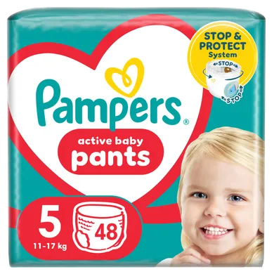 Pampers, Pants, pieluchomajtki, rozmiar 5, 11-17 kg, 48 szt.
