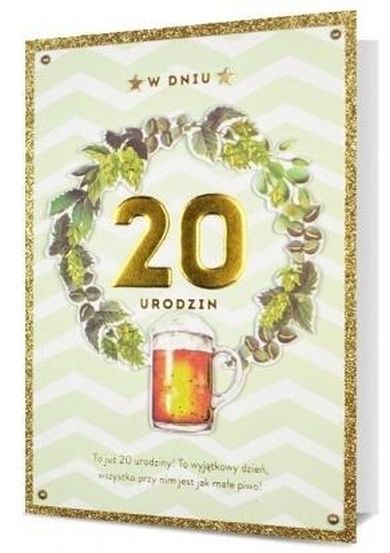 Pan Dragon, karnet B6, Urodziny 20