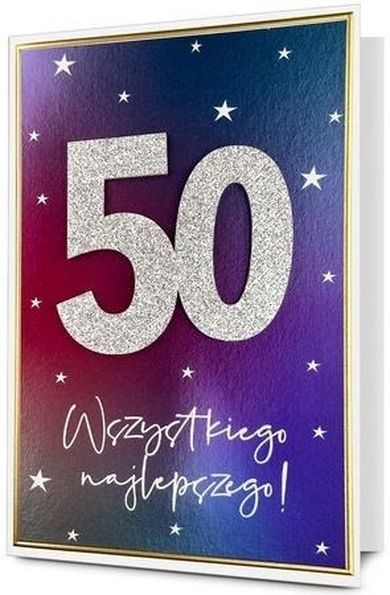 Pan Dragon, karnet B6, Urodziny 50