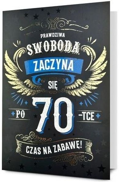 Pan Dragon, karnet B6, Urodziny 70