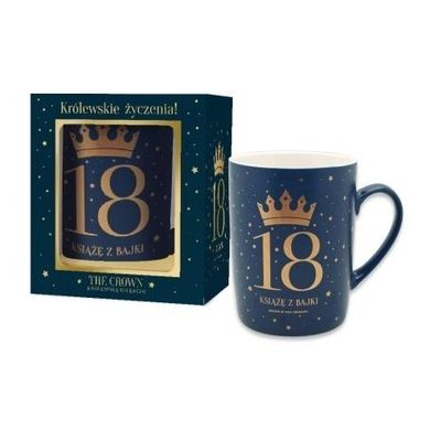 Pan Dragon, kubek, The Crown, 18, granatowy