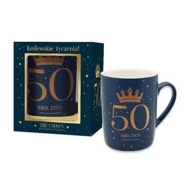 Pan Dragon, kubek, The Crown, 50, granatowy