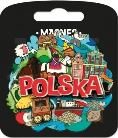 Pan Dragon, magnes, I love Poland, Polska