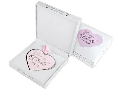 Pan Dragon, pamiątka w pudełku, Chrzest, różowy