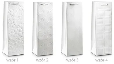 Pan Dragon, torba prezentowa, Lux, biała, 36-12-10 cm