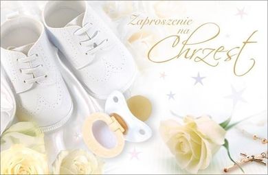 Pan Dragon, zaproszenie, Chrzest, 10 szt.