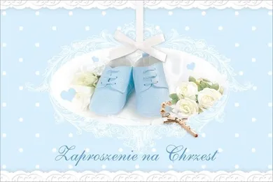 Pan Dragon, zaproszenie, Chrzest, 10 szt.