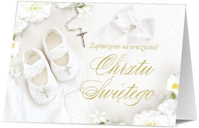 Pan Dragon, zaproszenie, Chrzest, 10 szt.