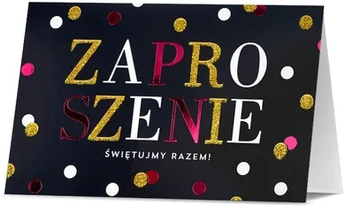 Pan Dragon, zaproszenie, Uniwersalne, 5 szt.