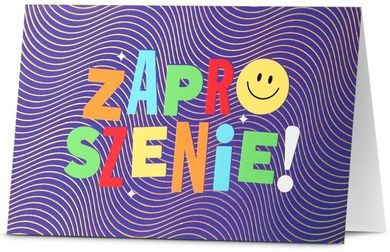 Pan Dragon, zaproszenie, Uniwersalne, 5 szt.