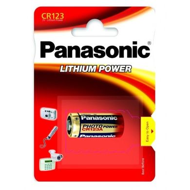 Panasonic, bateria litowa CR123A, 1szt.