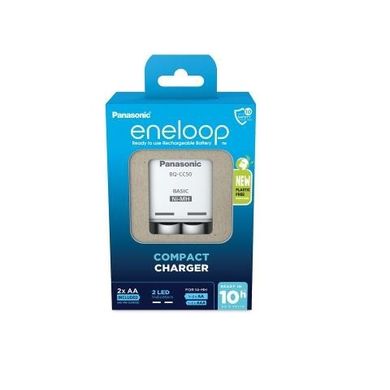 Panasonic, ładowarka kompaktowa, 2xAA, ENELOOP, 2000 mAh