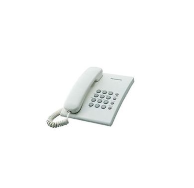 Panasonic, telefon stacjonarny, biały, KX-TS500PDW