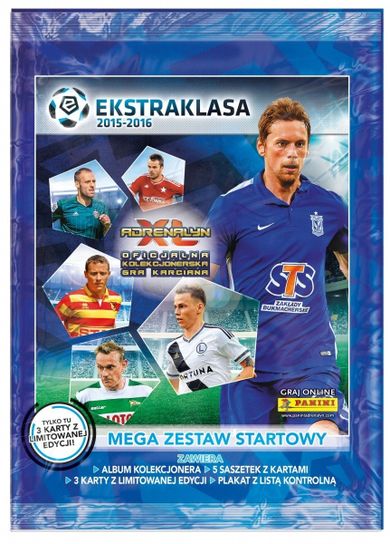 Panini, Adrenalyn XL, Ekstraklasa 2015/2016, mega zestaw startowy