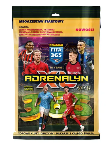 Panini, Adrenalyn XL, FIFA 365 2025, megazestaw startowy