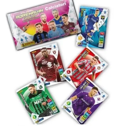 Panini, Calciatori 2023-24, Adrenalyn XL, saszetka z kartami, karty kolekcjonerskie, 1 szt.