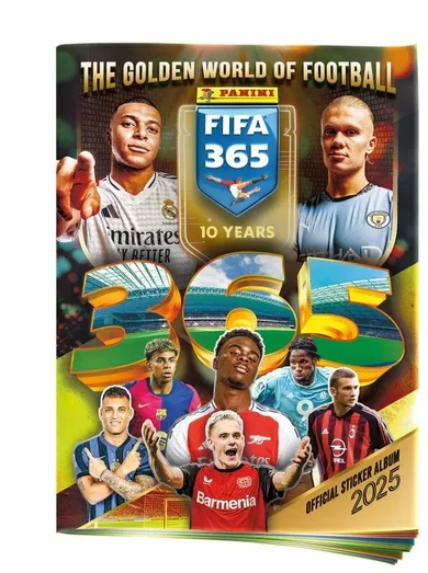 Panini, FIFA 365, 10 years, 2025, album na naklejki