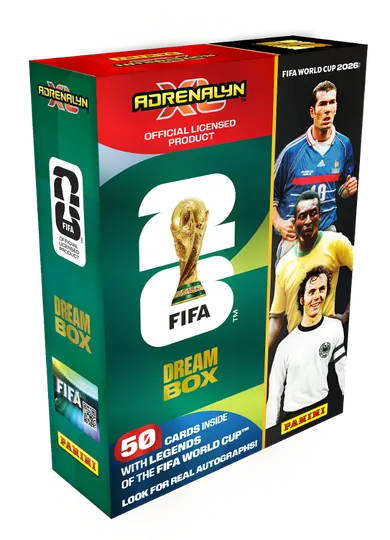 Panini, FIFA World Cup 2026, Adrenalyn XL, Dream Box z kartami kolekcjonerskimi