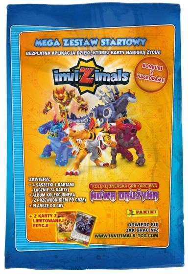 Panini, Invizimals, Nowa drużyna 2016, mega zestaw startowy
