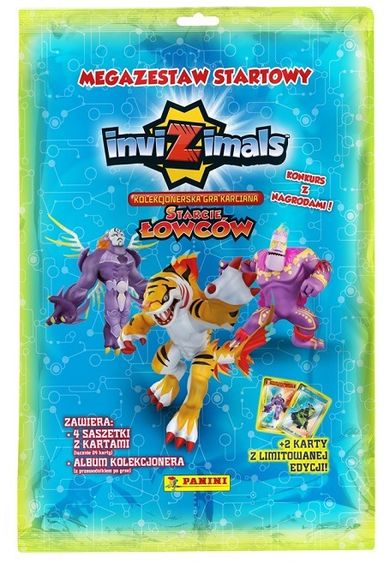 Panini, Invizimals, Starcie łowców 2017, mega zestaw startowy