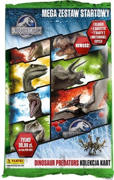 Panini, Jurassic World, mega zestaw startowy