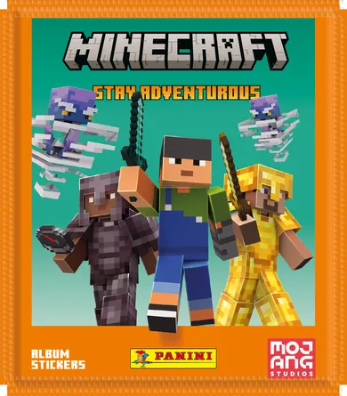 Panini, Minecraft, saszetka z naklejkami kolekcjonerskimi, 1 szt.