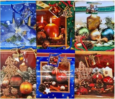 Panorama, torebka prezentowa, Boże Narodzenie