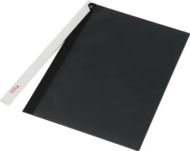 Panta Plast, Focus, skoroszyt A4 z listwą boczną, czarny, 1 szt.
