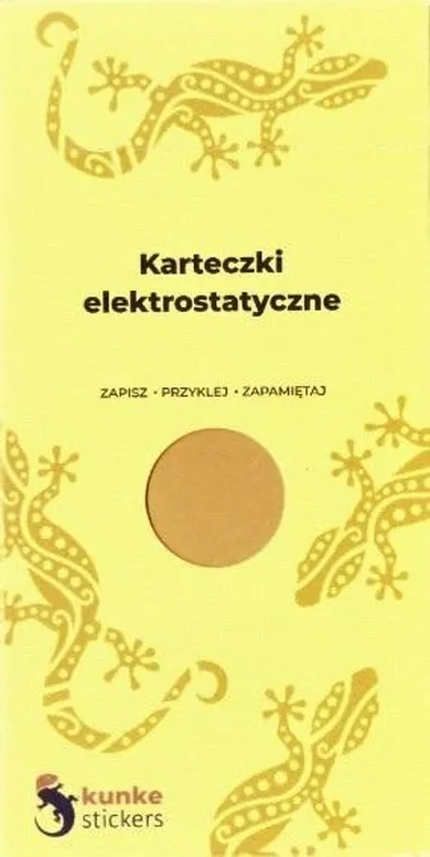 Panta Plast, karteczki elektrostatyczne, pomarańczowe, 50 szt.