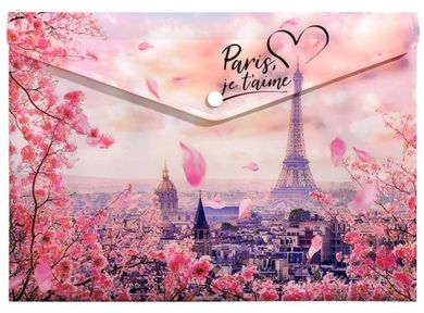 Panta Plast, koperta na napę, A4, Take Me To Paris