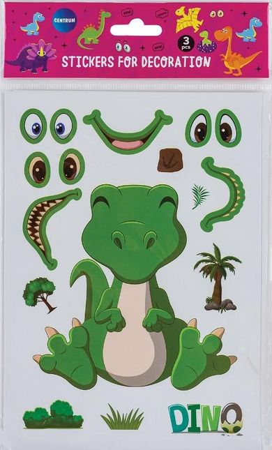 Panta Plast, naklejki ozdobne stwórz dinozaura