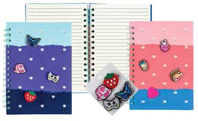 Panta Plast, notatnik z silikonową okładką i zawieszkami, 1 szt.