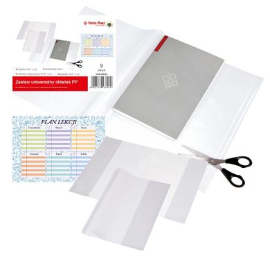 Panta Plast, okładki uniwersalne na zeszyt + plan lekcji