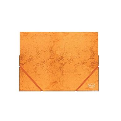 Panta Plast, teczka na gumkę, A4, kartonowa, pomarańczowa, 1 szt.