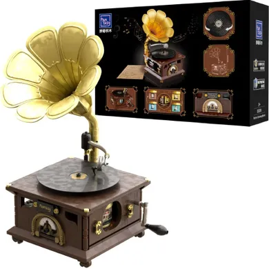 Pantasy, Retro, gramofon, klocki konstrukcyjne, 662 elementy