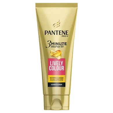 Pantene, Lively colour 3 Minute Miracle, odżywka do włosów farbowanych, 200 ml