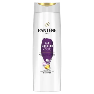 Pantene, Pro-V, Superfood, szampon do włosów słabych + cienkich, 400 ml