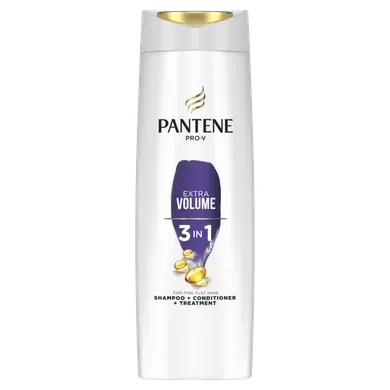 Pantene, Pro-V, Większa objętość, 3 w 1, szampon do włosów pozbawionych objętośc+ 360 ml