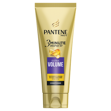 Pantene, Większa objętość 3 Minute Miracle, odżywka do włosów cienkich, 200 ml