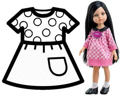 Paola Reina, ubranko dla lalek, 32 cm