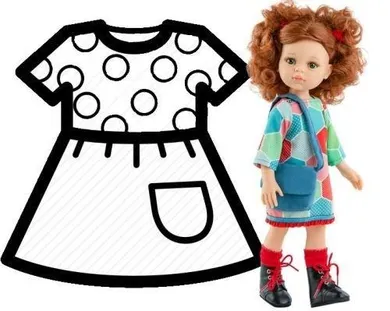 Paola Reina, ubranko dla lalek, 32 cm