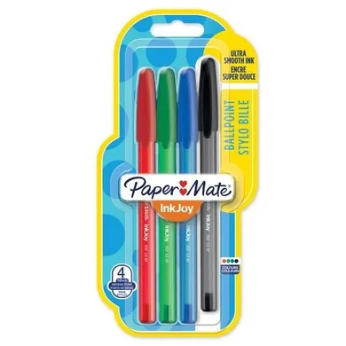 Paper Mate, InkJoy, długopis, 1 mm, 4 kolory