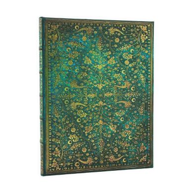 Paperblanks, Emerald Flower, notatnik, linia, Nature’s Grace Ultra