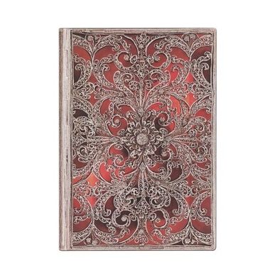 Paperblanks, notatnik, linia, 176 stron, Garnet, Midi